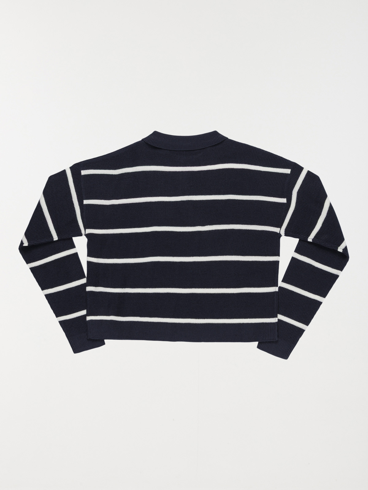 Pull col polo boutonné fille (XXS-M)