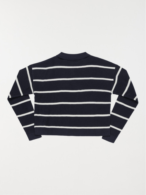 Pull col polo boutonné...