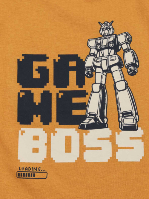 T-shirt motif robot garçon...