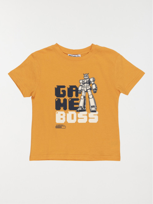 T-shirt motif robot garçon...