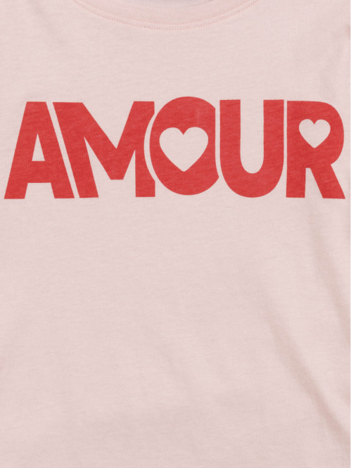 Tee-shirt amour fille (3-12A)