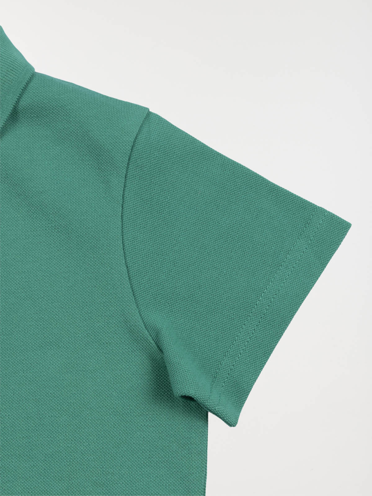 Polo uni coloris menthe garçon (3-12A) Polo uni coloris menthe garçon (3-12A)