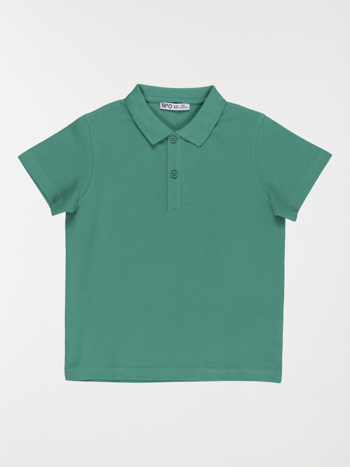 Polo uni coloris menthe garçon (3-12A) Polo uni coloris menthe garçon (3-12A)
