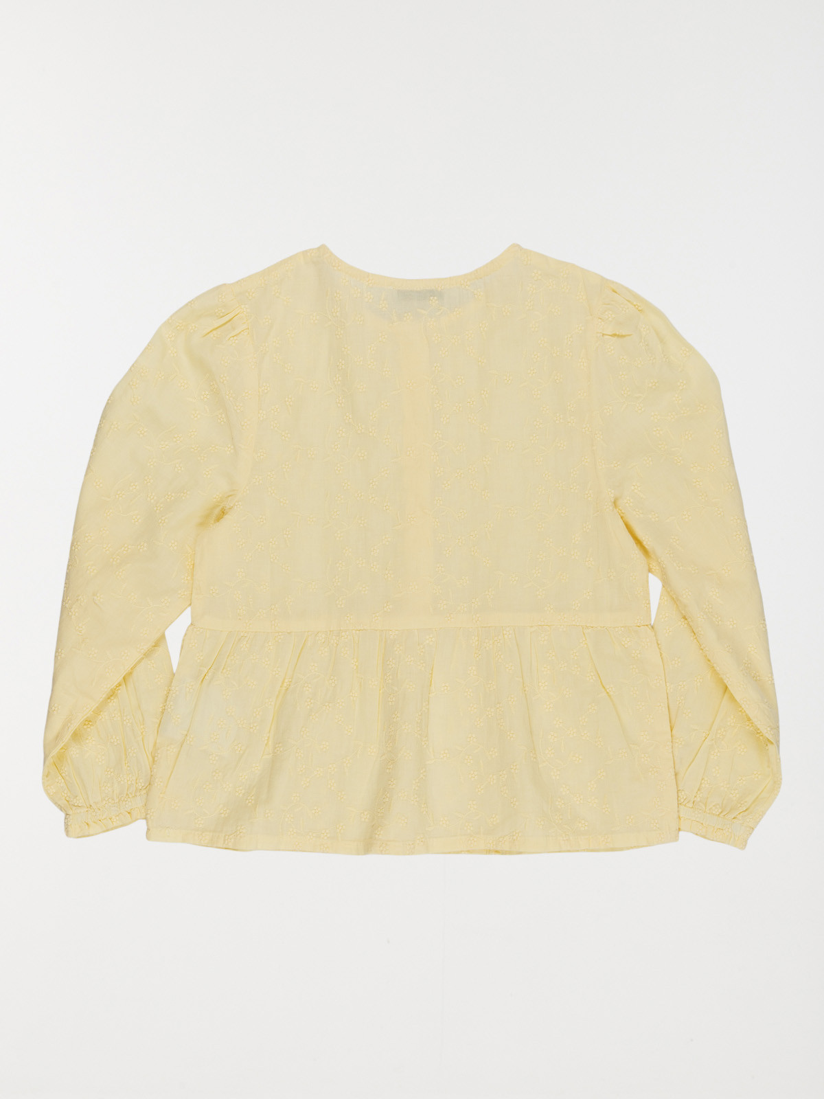Blouse fleurie brodée fille (3-12A)