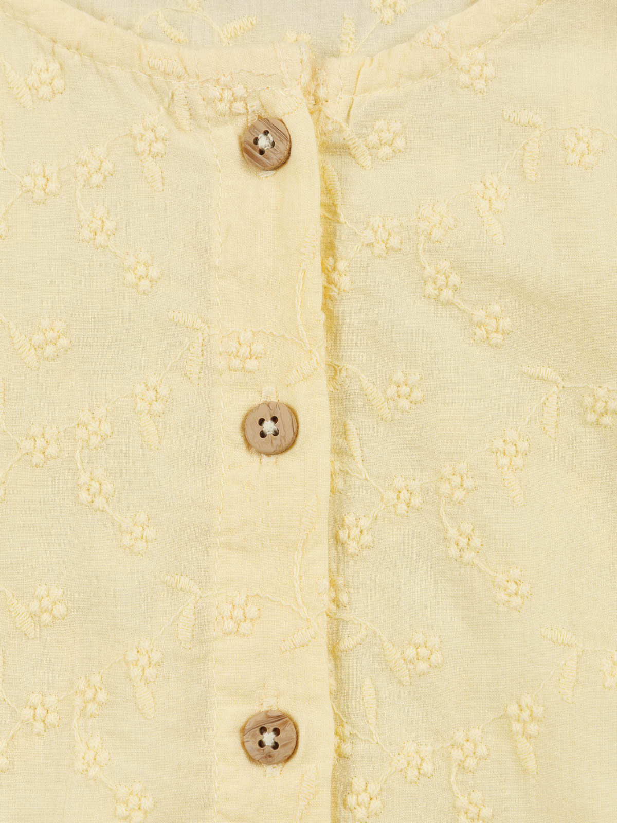 Blouse fleurie brodée fille (3-12A)