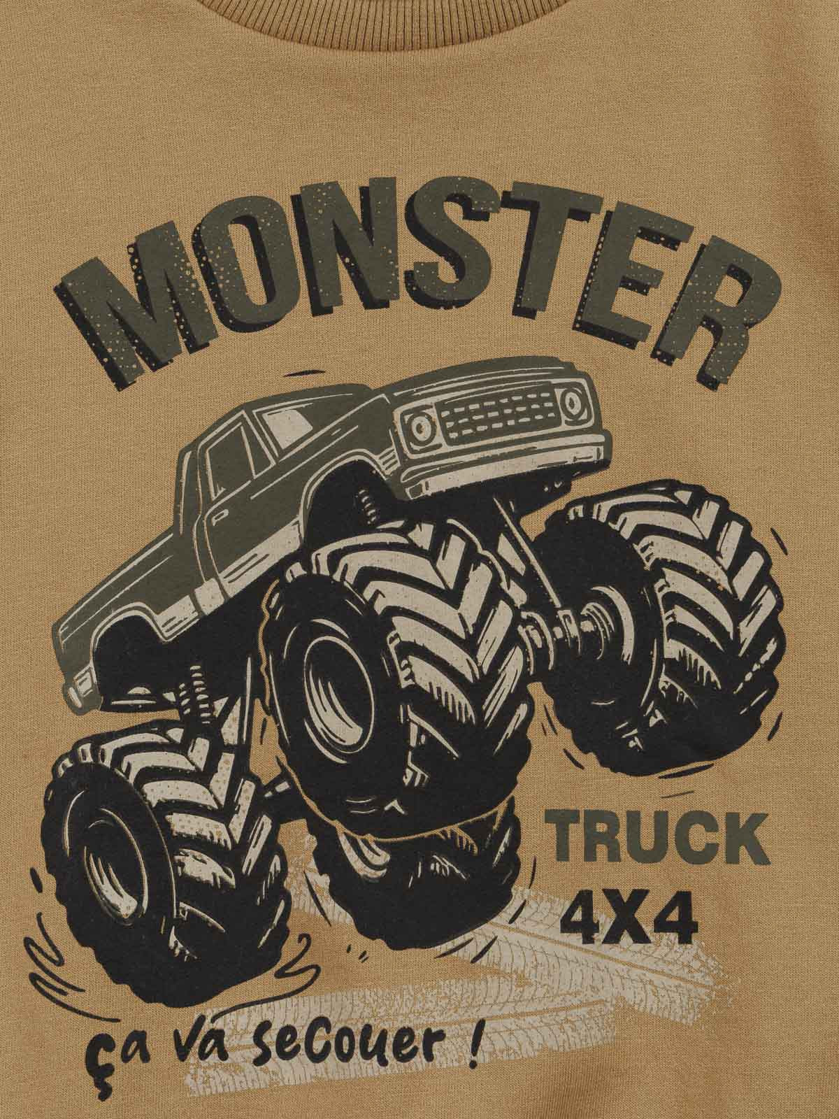 Sweat Monster truck 4x4 garçon (3-12A) Sweat Monster truck 4x4 garçon (3-12A)