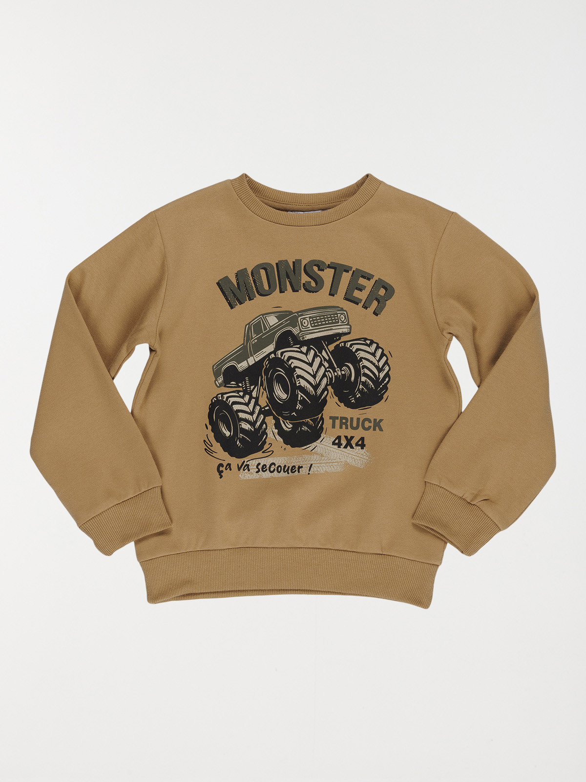 Sweat Monster truck 4x4 garçon (3-12A) Sweat Monster truck 4x4 garçon (3-12A)
