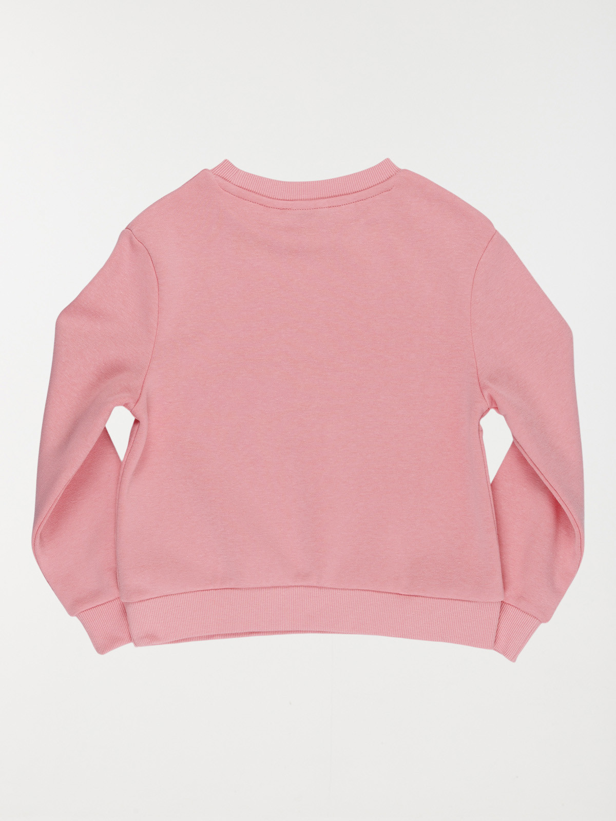 Sweat basique rose bonbon fille (3-12A)