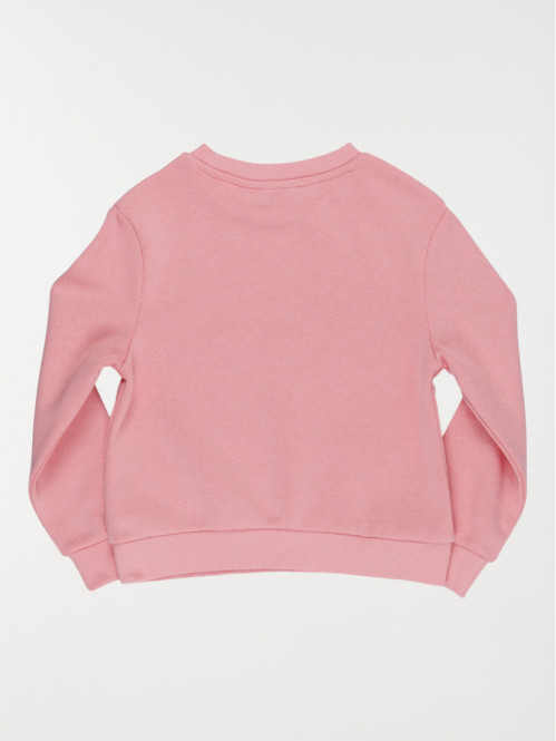 Sweat basique rose bonbon...