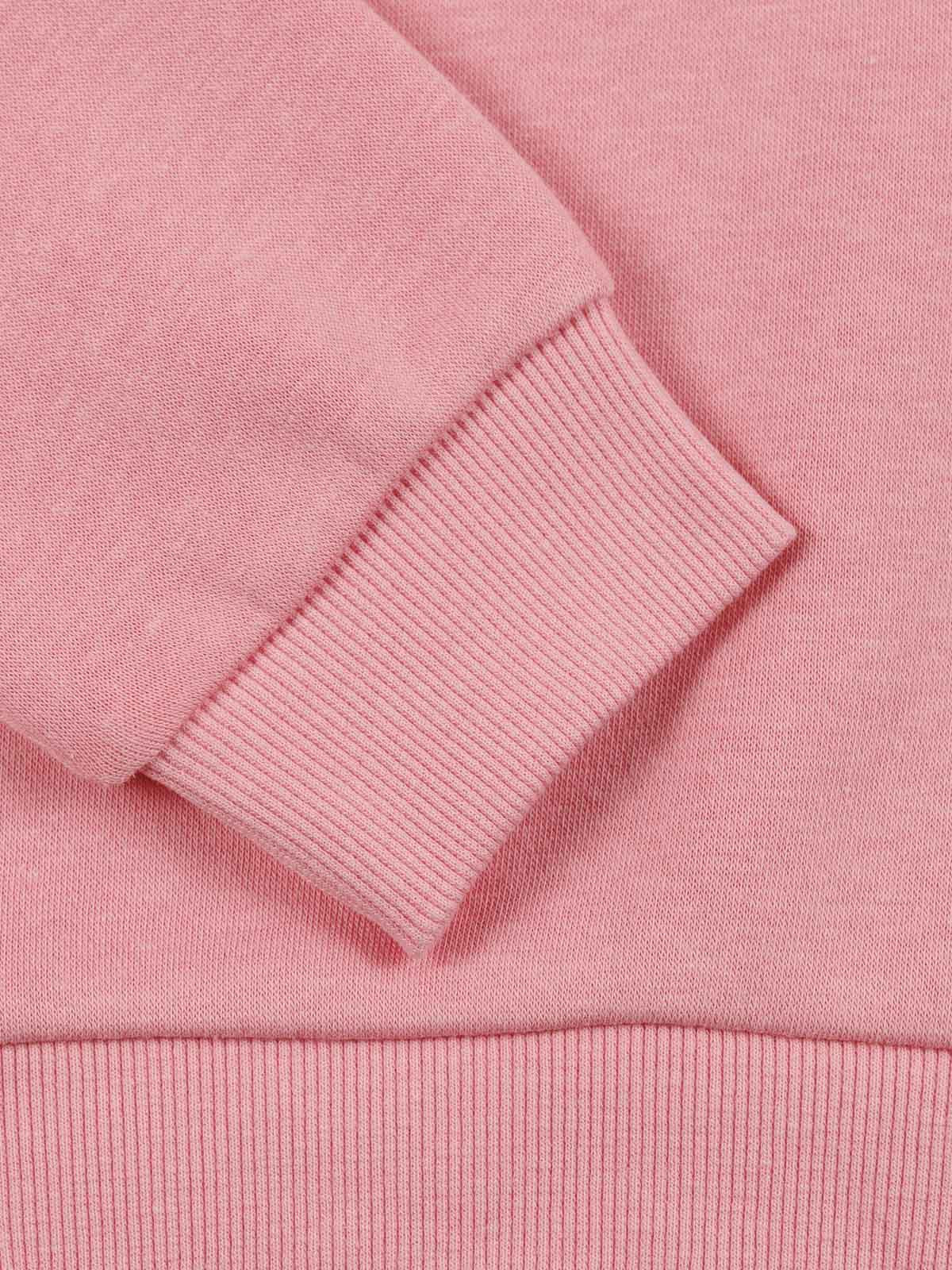 Sweat basique rose bonbon fille (3-12A)