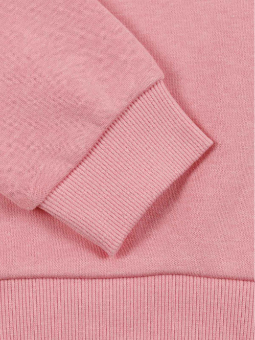 Sweat basique rose bonbon...