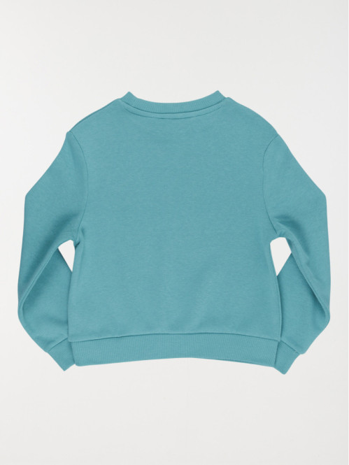 Sweat uni motif coeur fille...