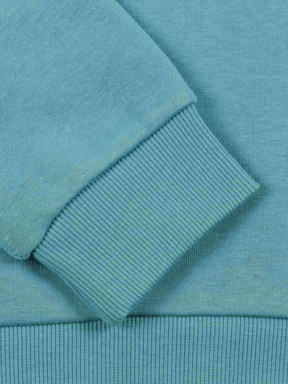 Sweat uni motif coeur fille (3-12A)