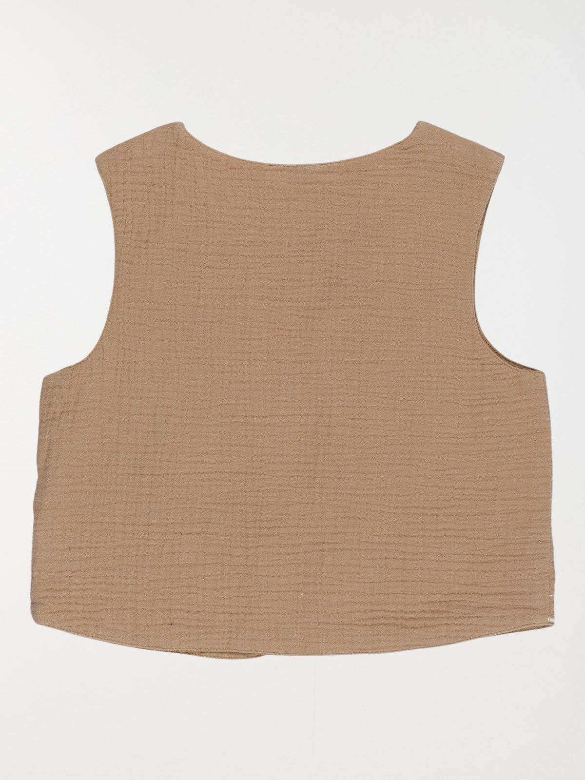 Gilet sans manches brodé fille (3-12A)