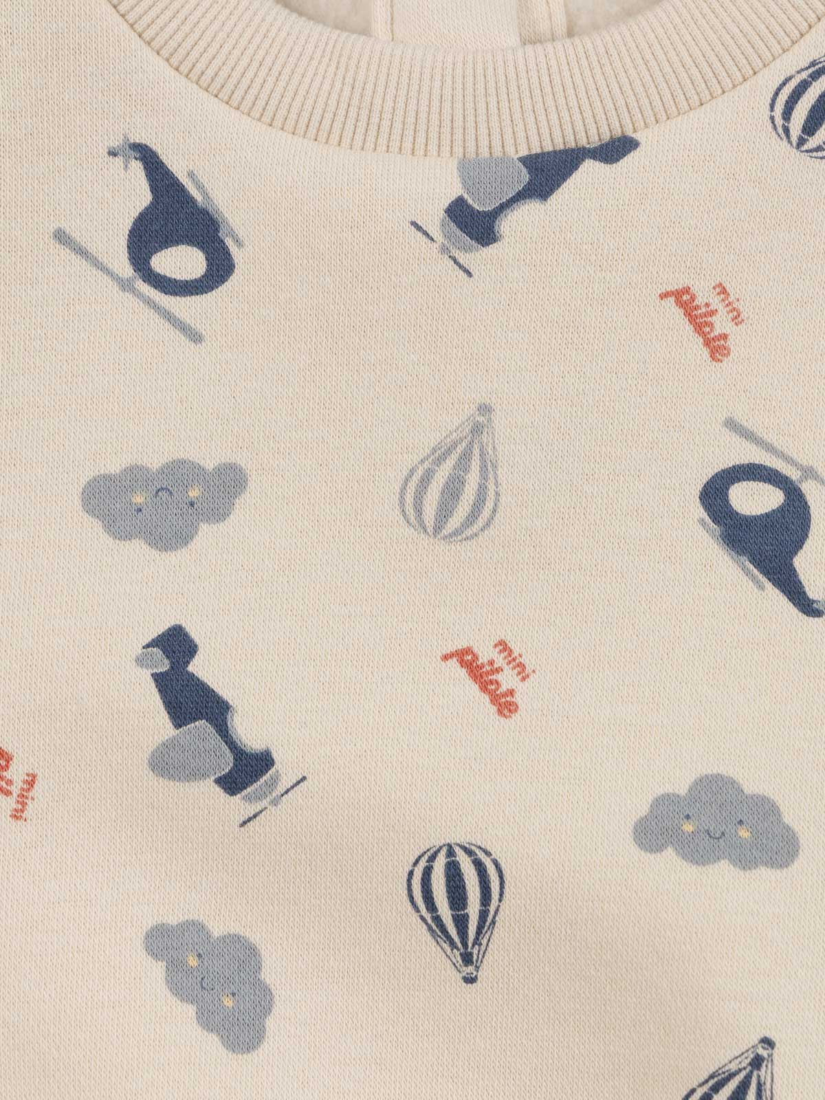 Sweat imprimé avions garçon (3-36M)