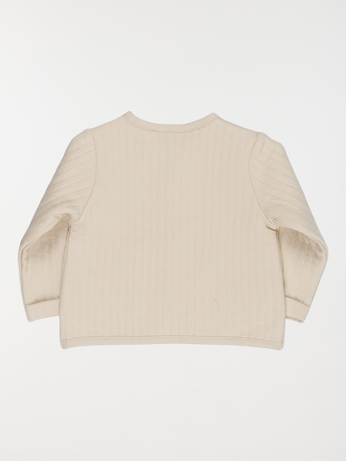 Gilet boutonné 2 poches fille (3-36M)