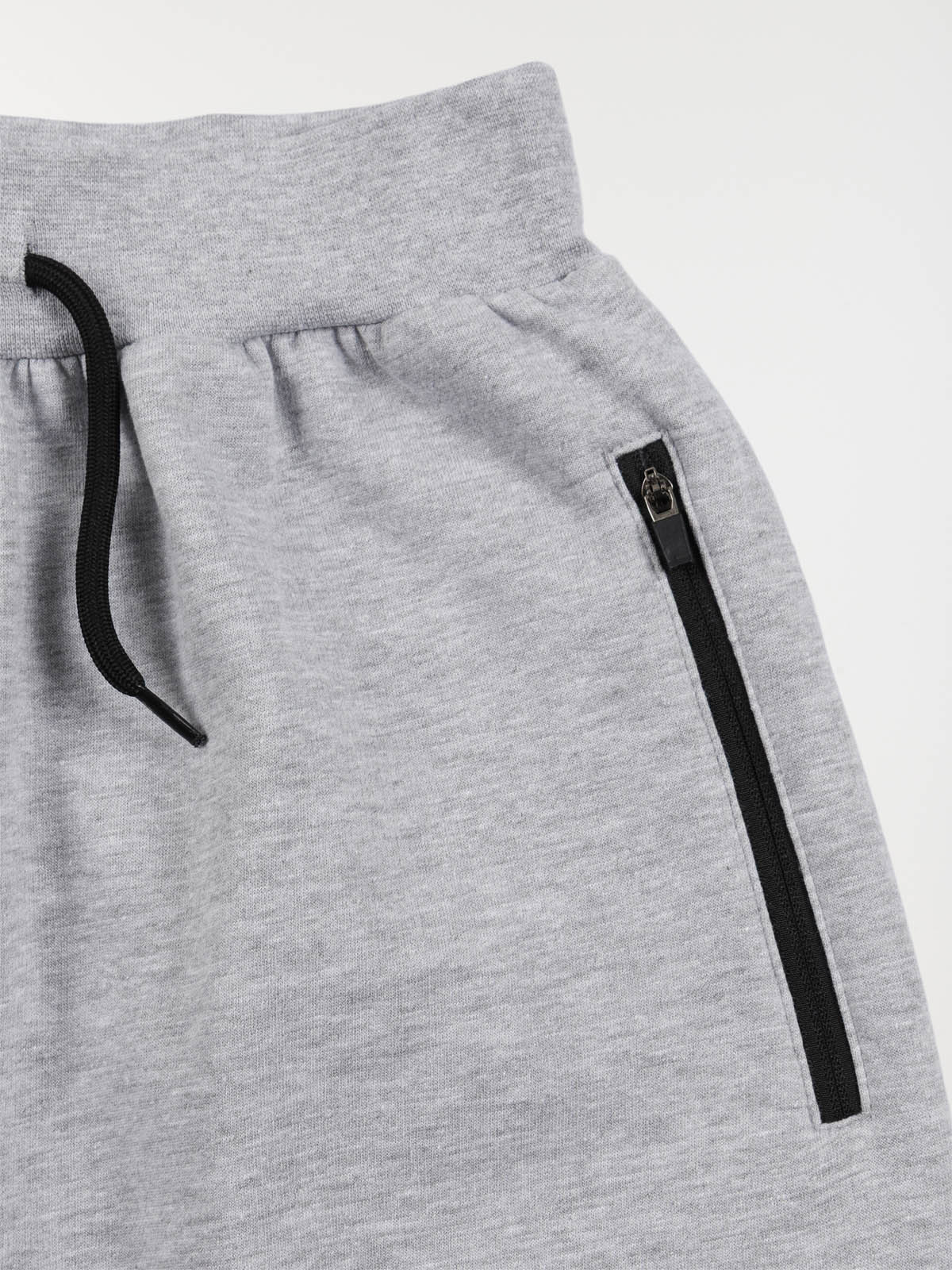 Jogging uni gris chiné garçon (XXS-M)