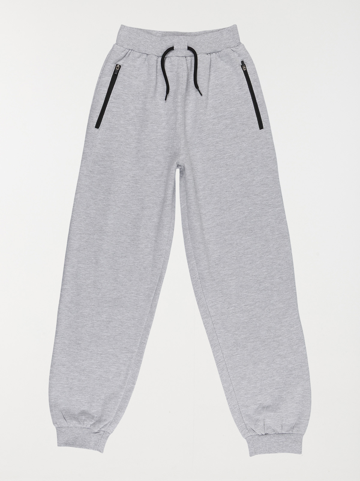 Jogging uni gris chiné garçon (XXS-M)