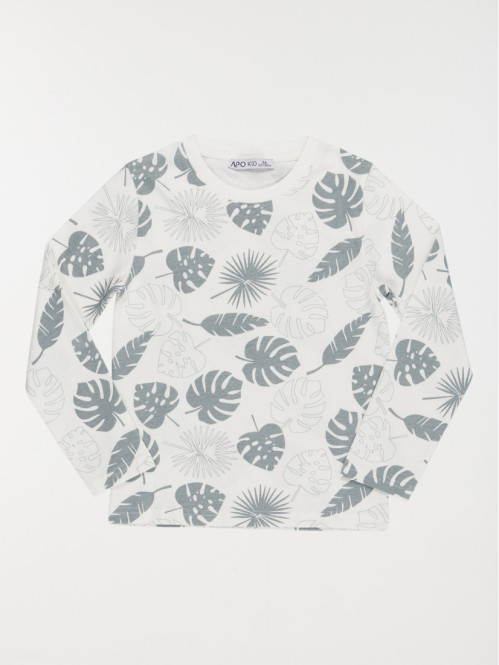 Pyjama motif feuillage...