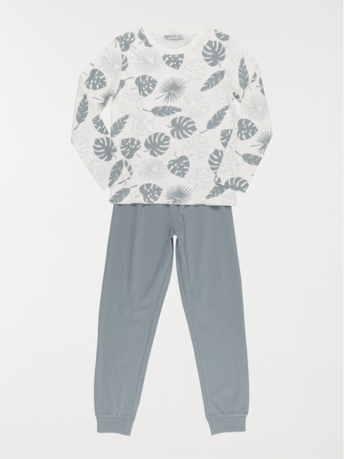 Pyjama motif feuillage...