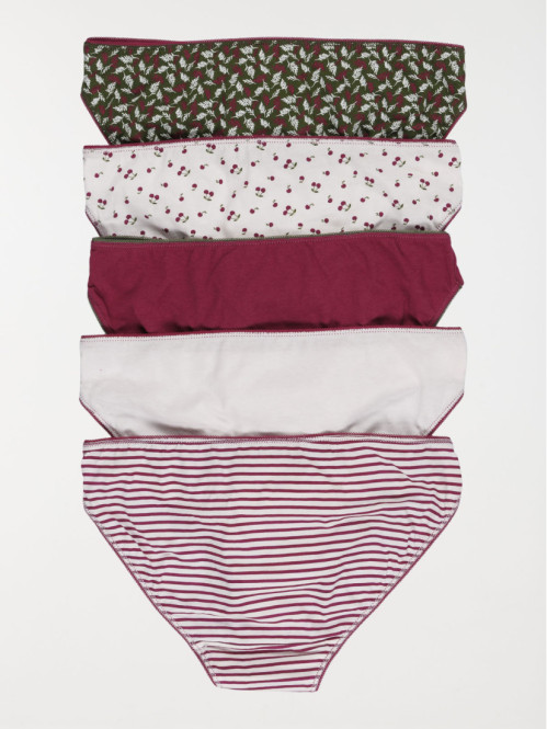 Lot de 5 culottes imprimés...