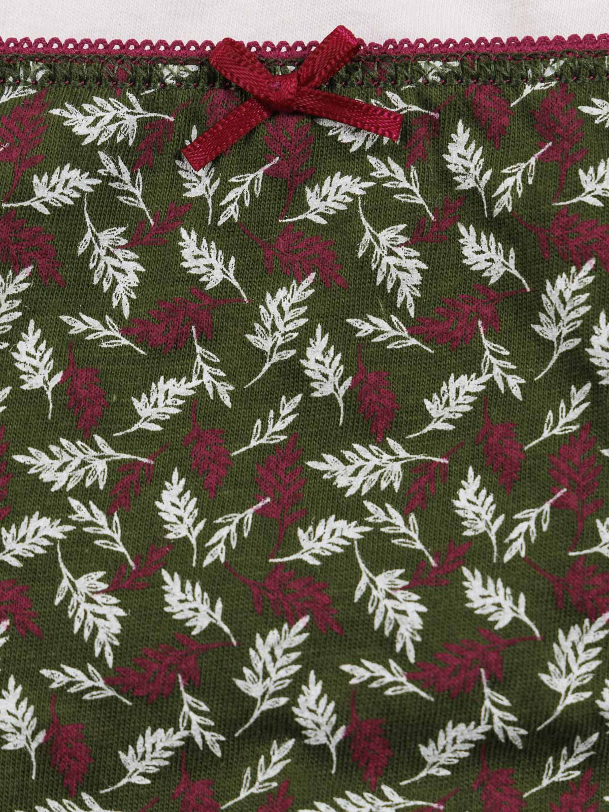 Lot de 5 culottes imprimés femme