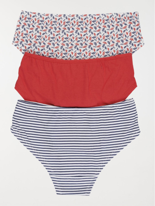 Lot de 3 hipsters femme (S-XL)