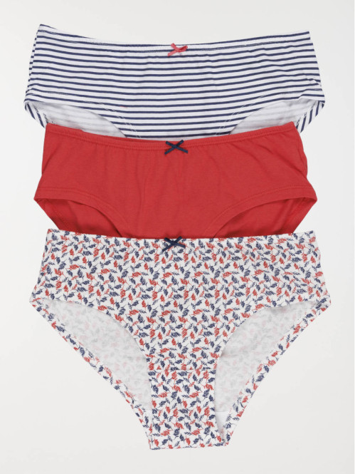 Lot de 3 hipsters femme (S-XL)