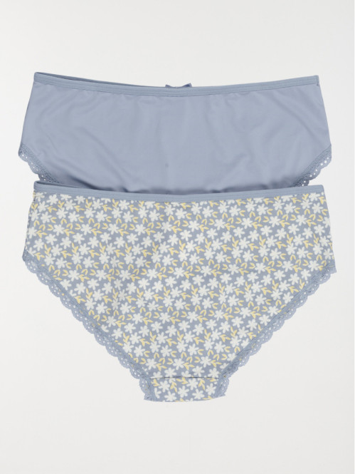 Lot de 2 shorties femme (S-XL)