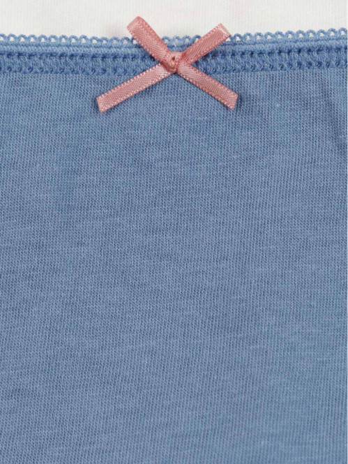 Lot de 5 slips imprimés fille