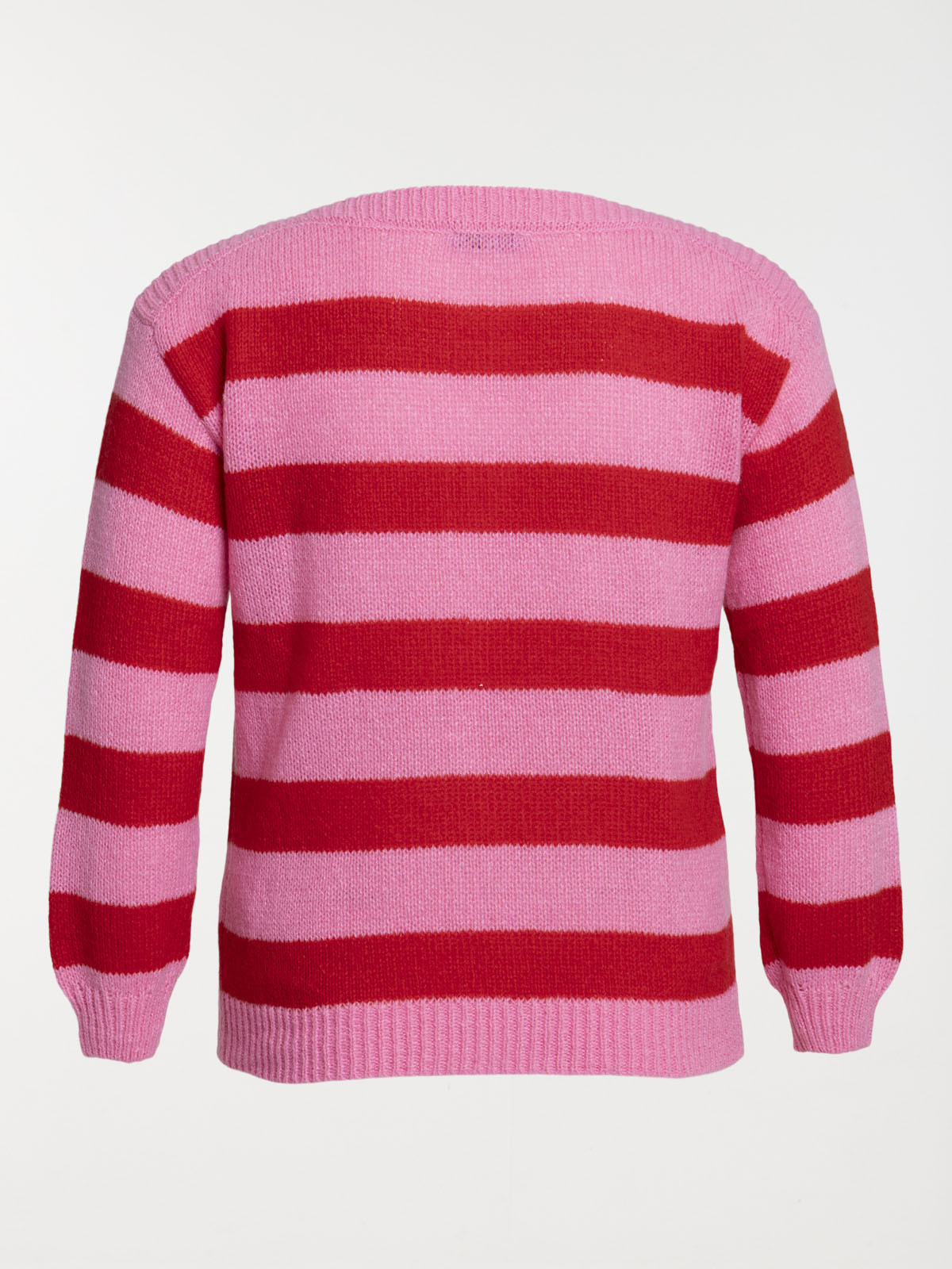 Pull rayé col rond grande taille femme Pull rayé col rond grande taille femme