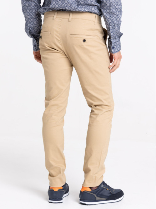 Pantalon crème homme