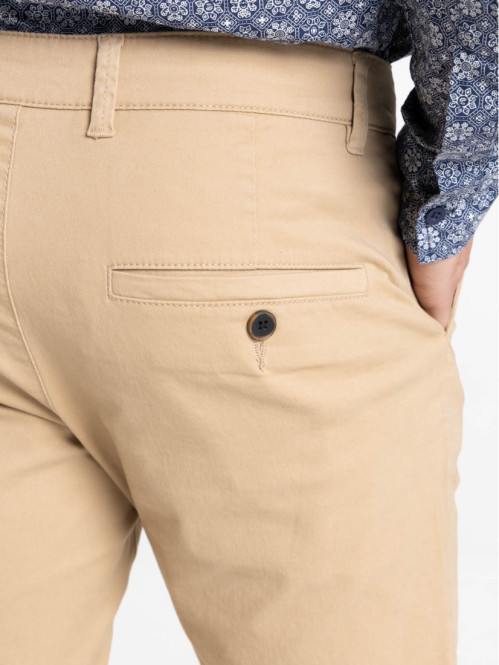 Pantalon crème homme