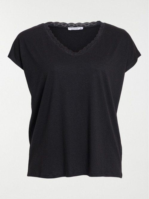 T-shirt dentelle grande...
