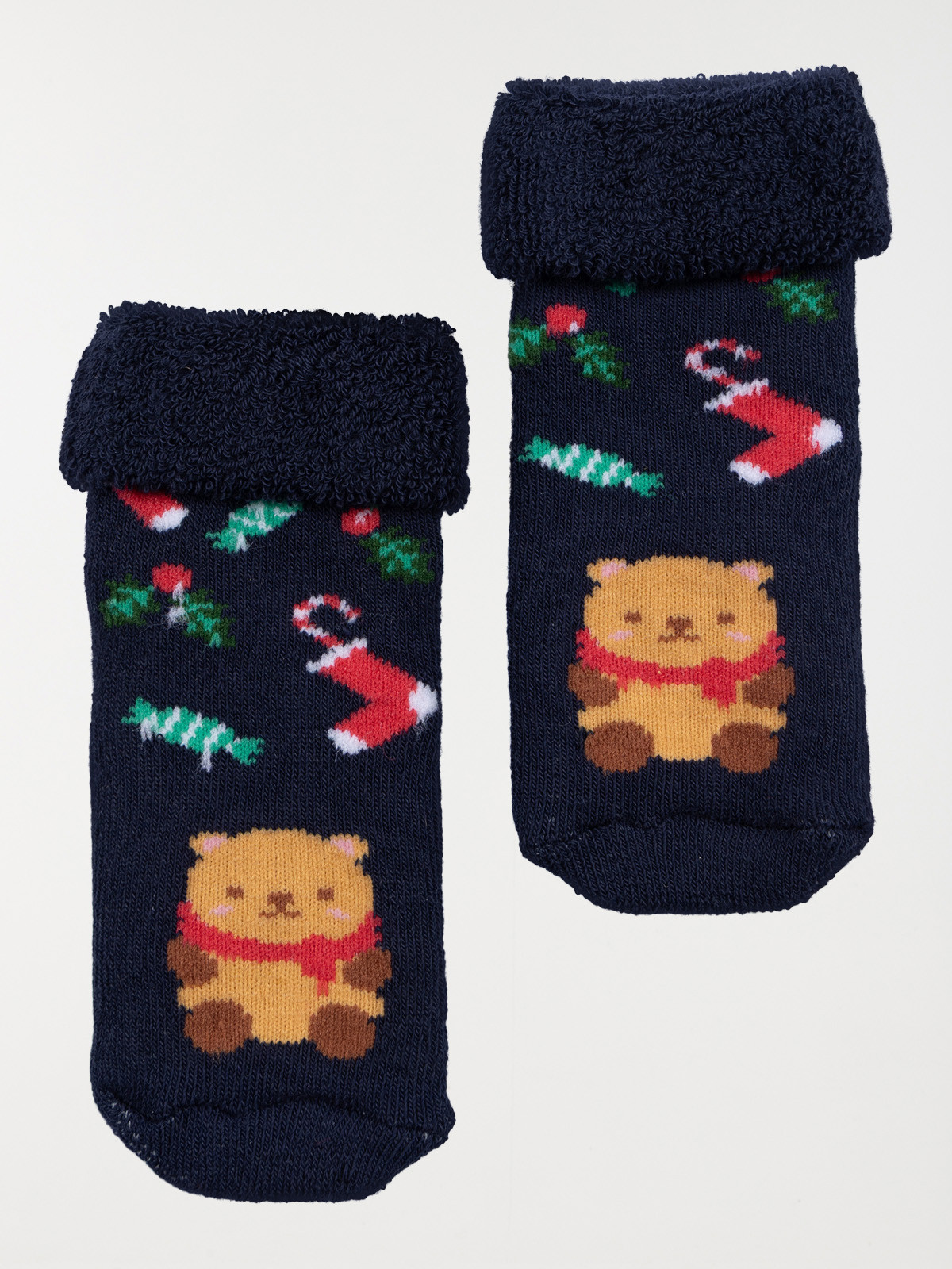 Chaussettes de Noël ourson bébé