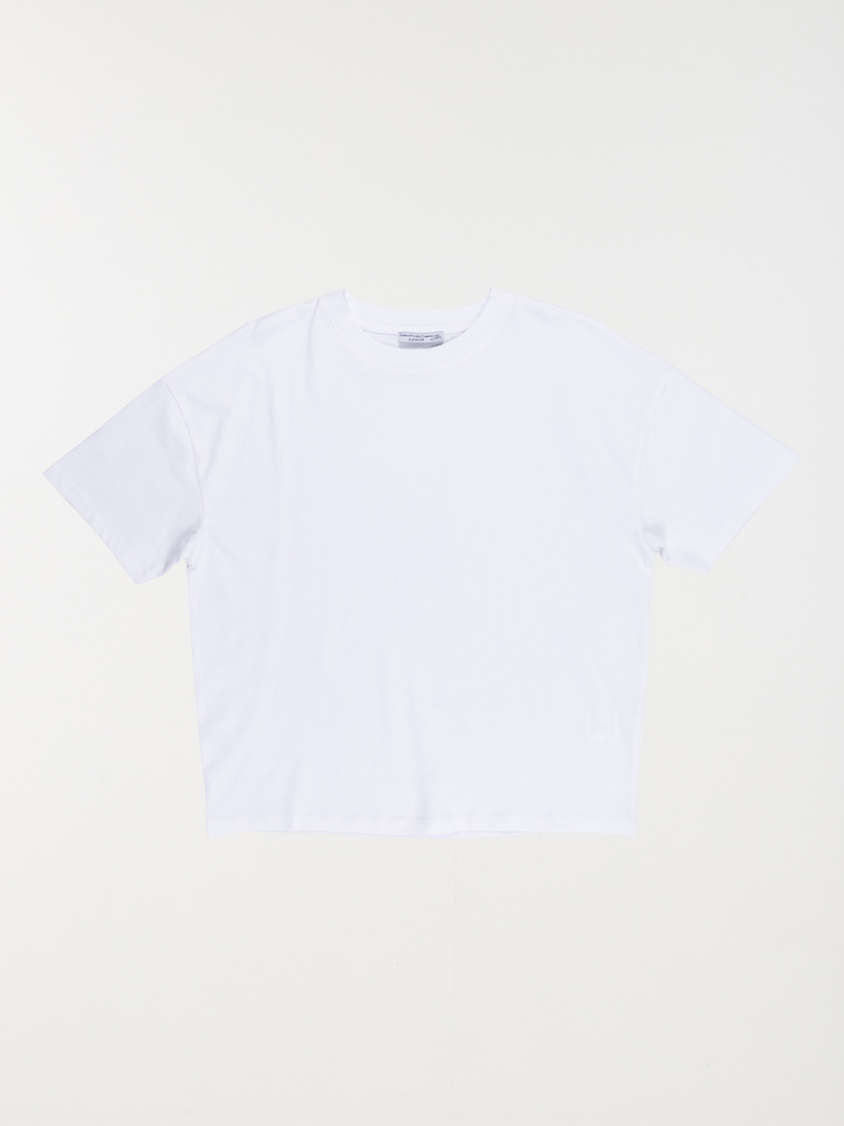 T-shirt basique blanc fille (XXS-M)