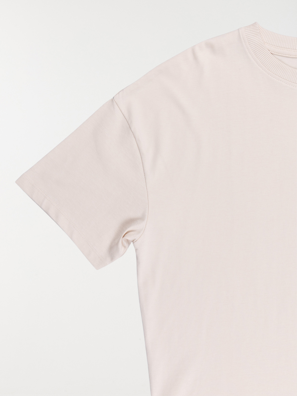 T-shirt crème grisée fille (XXS-M)