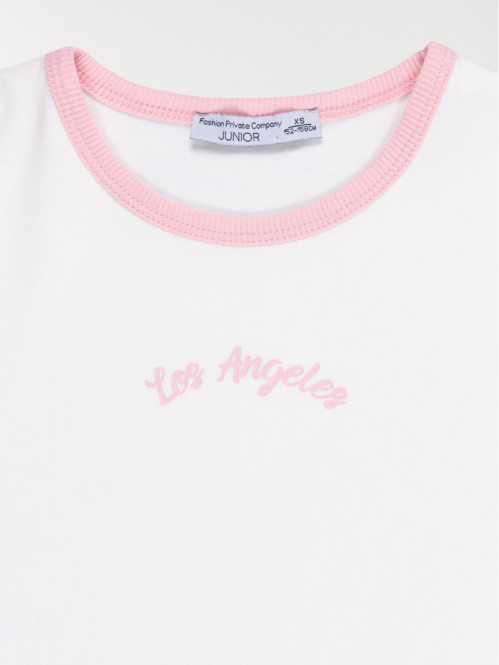 T-shirt écru Los Angeles...