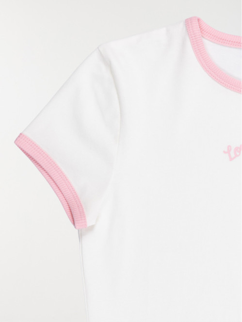 T-shirt écru Los Angeles...