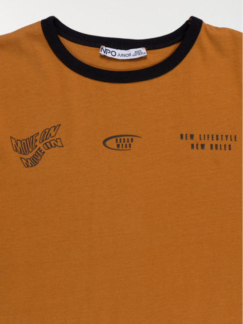 T-shirt imprimé col rond...