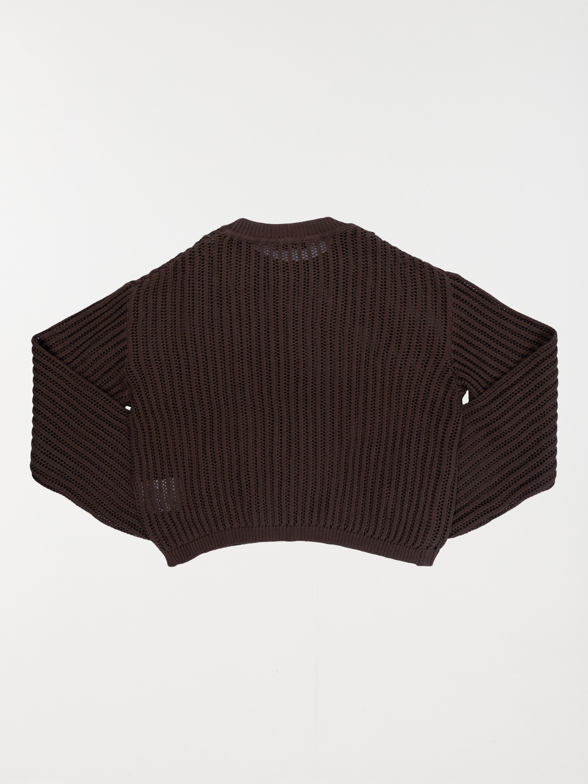 Pull col rond ajouré fille (XXS-M)