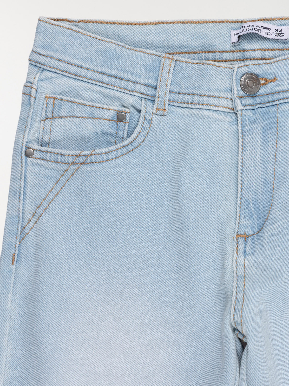 Jean flare bleached fille (XXS-M)