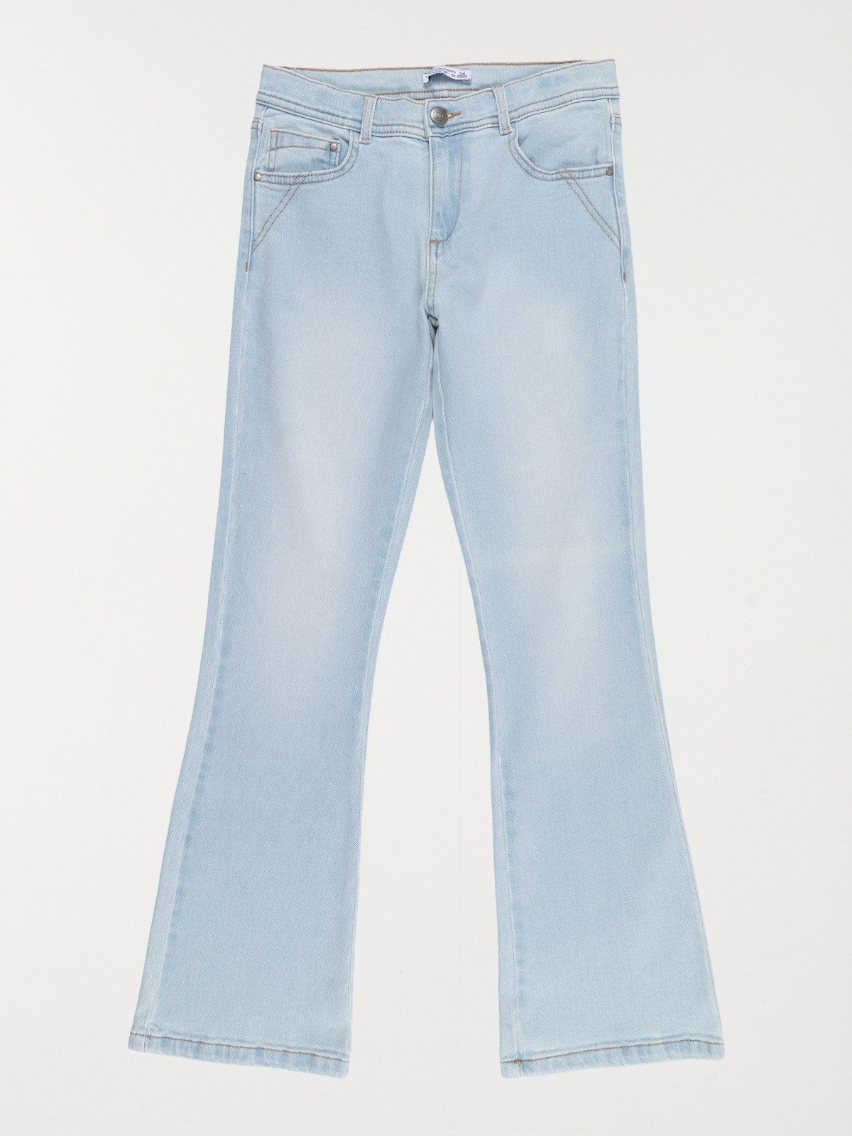 Jean flare bleached fille (XXS-M)