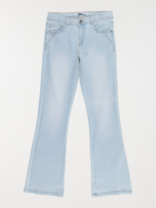 Jean flare bleached fille...