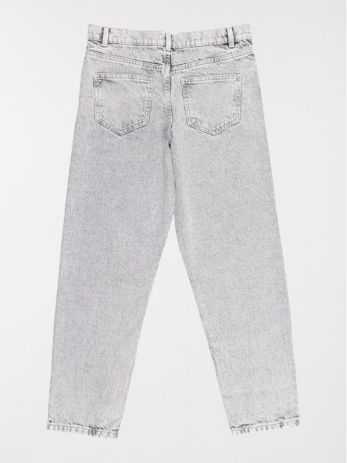Jean relaxed gris bleach...