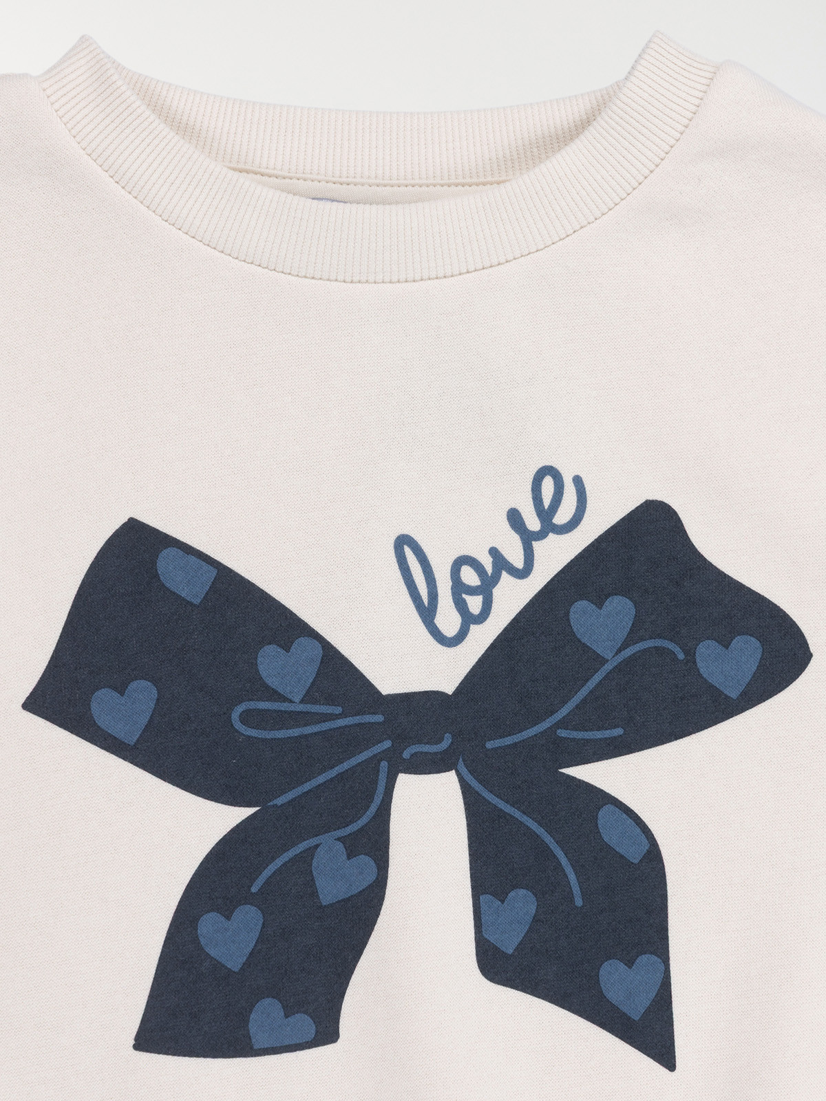 Sweat love noeud fille (3-12A)