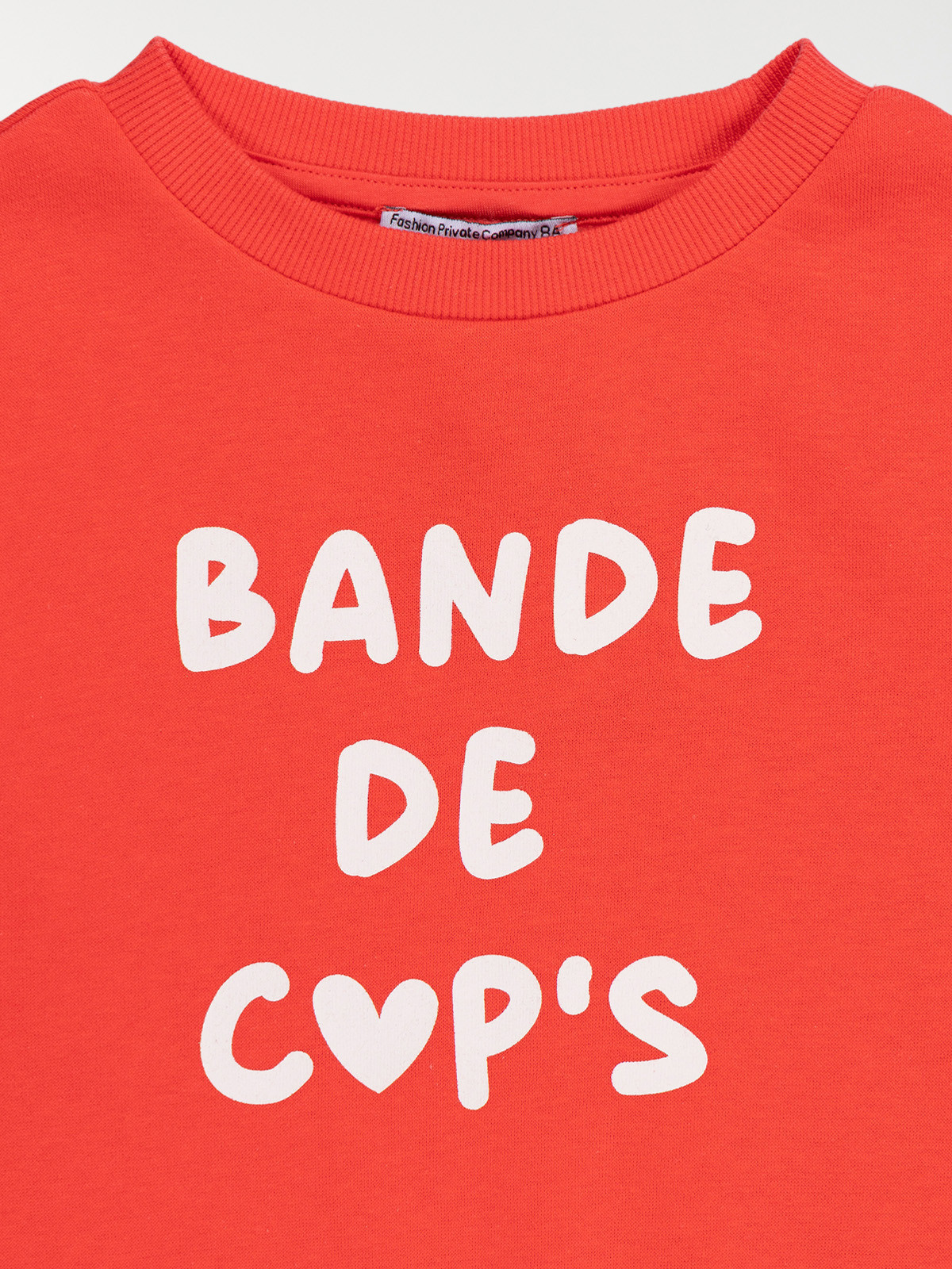 Sweat message fille (3-12A)