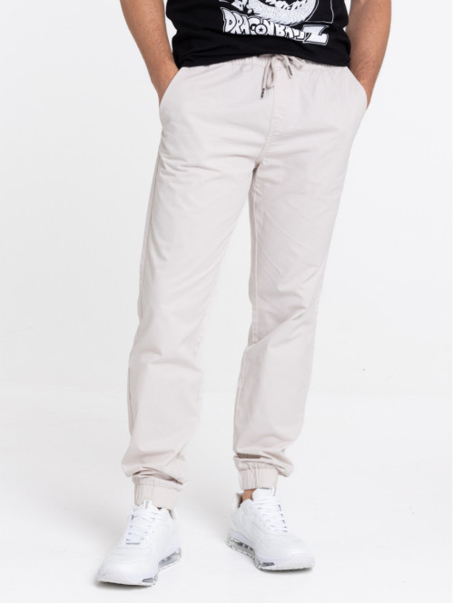 Pantalon homme coloris craie