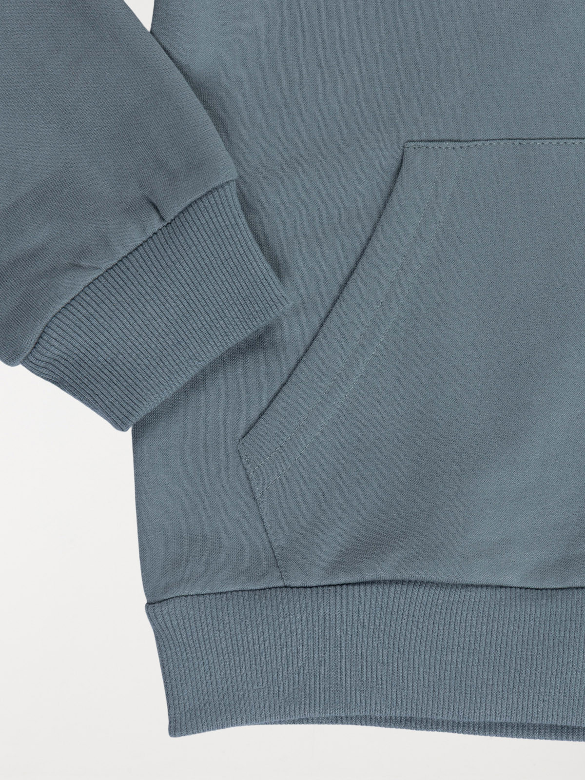 Sweat garçon uni à capuche (3-12A)