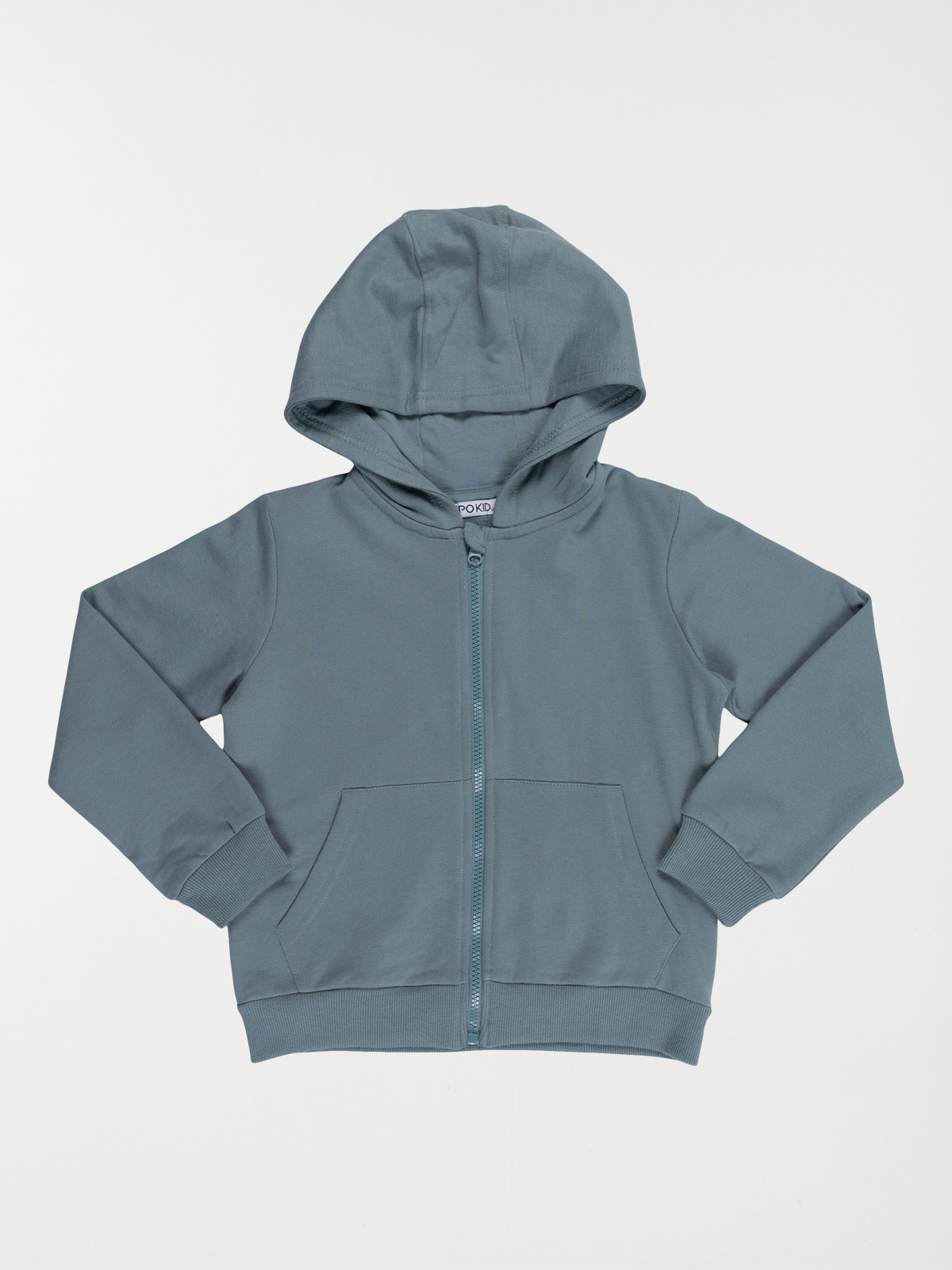 Sweat garçon uni à capuche (3-12A)